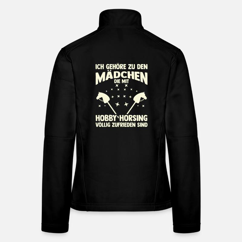 Steckenpferd Hobbyhorse Hobby Horsing Frauen Softshelljacke