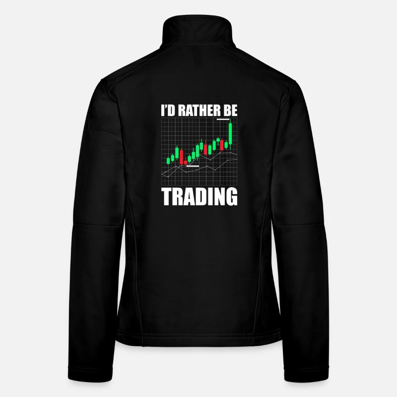 Je préférerais trader en bourse Veste en tissu softshell Femme