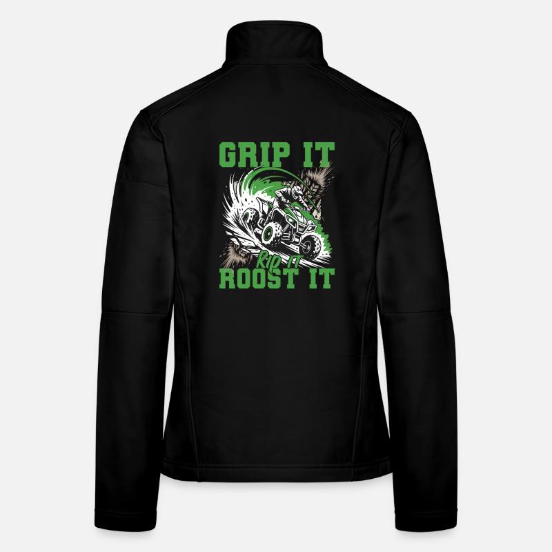 Quad ATV Boy Men Four Wheeler Frauen Softshelljacke
