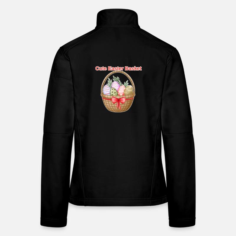 Süßes Osterkorb-Shirt – Ostereier-Tee Frauen Softshelljacke
