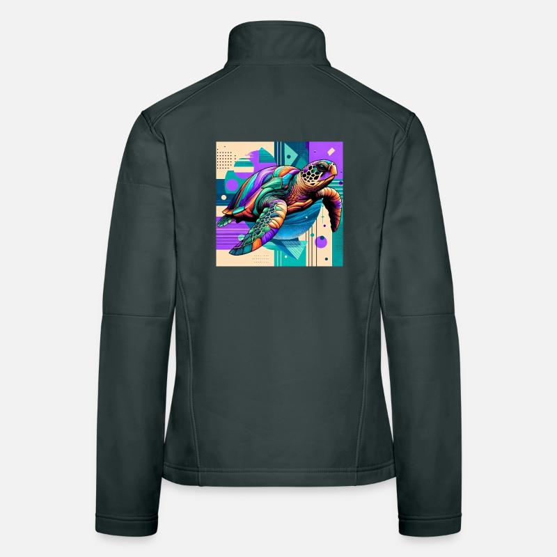 Schildkröte Frauen Softshelljacke