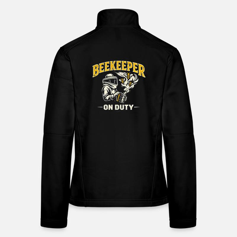 Beekeeper On Duty - Imker Vintage Retro Frauen Softshelljacke