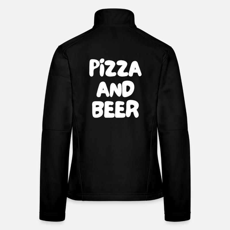 pizza and beer Women's Softshell Jacket