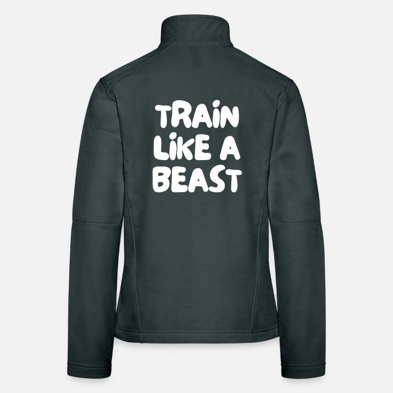 Entraînez-vous comme une bête Veste en tissu softshell Femme