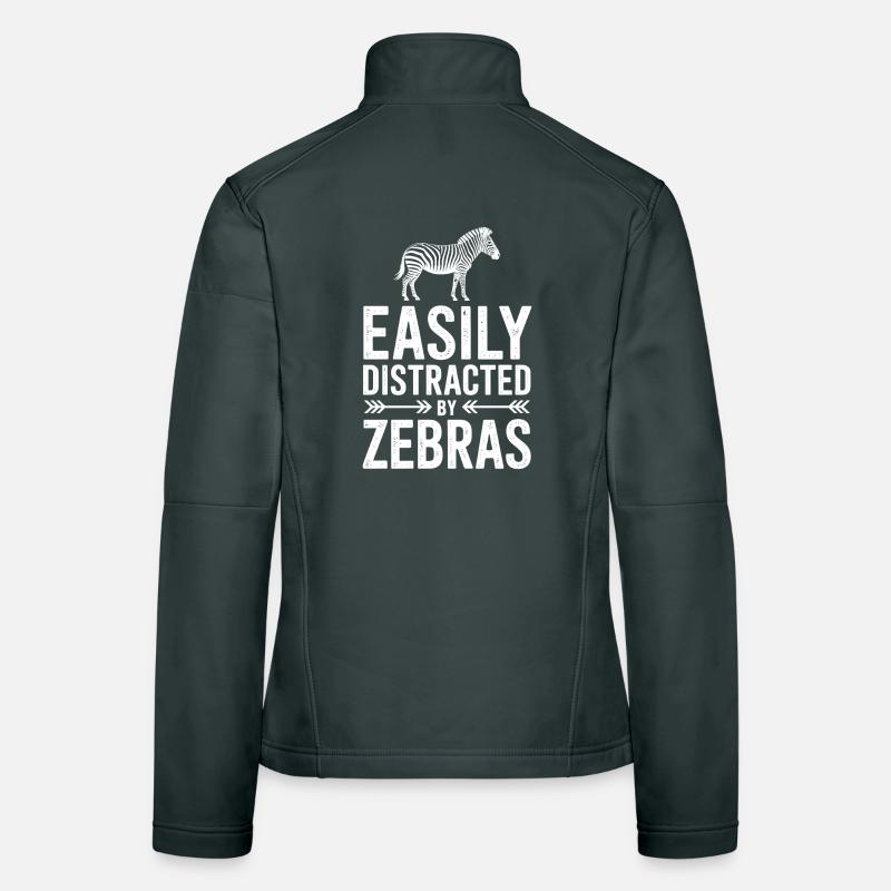 Zebra Sprüche Zebras Lustiges Zebra Geschenk Frauen Softshelljacke