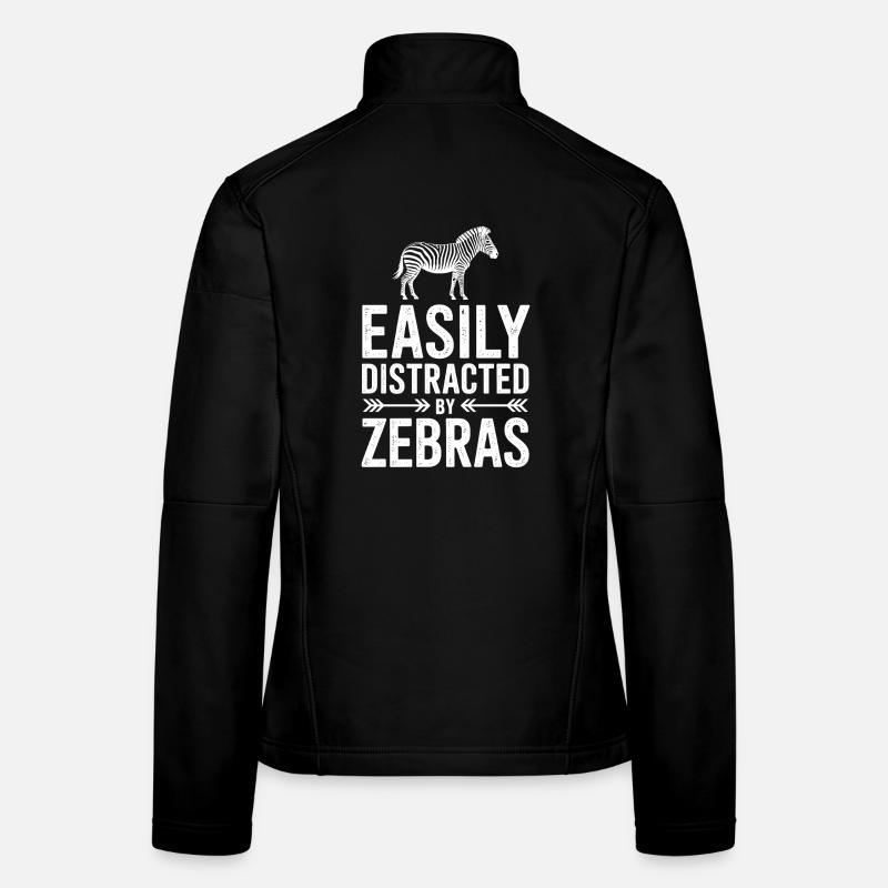 Zebra Sprüche Zebras Lustiges Zebra Geschenk Frauen Softshelljacke