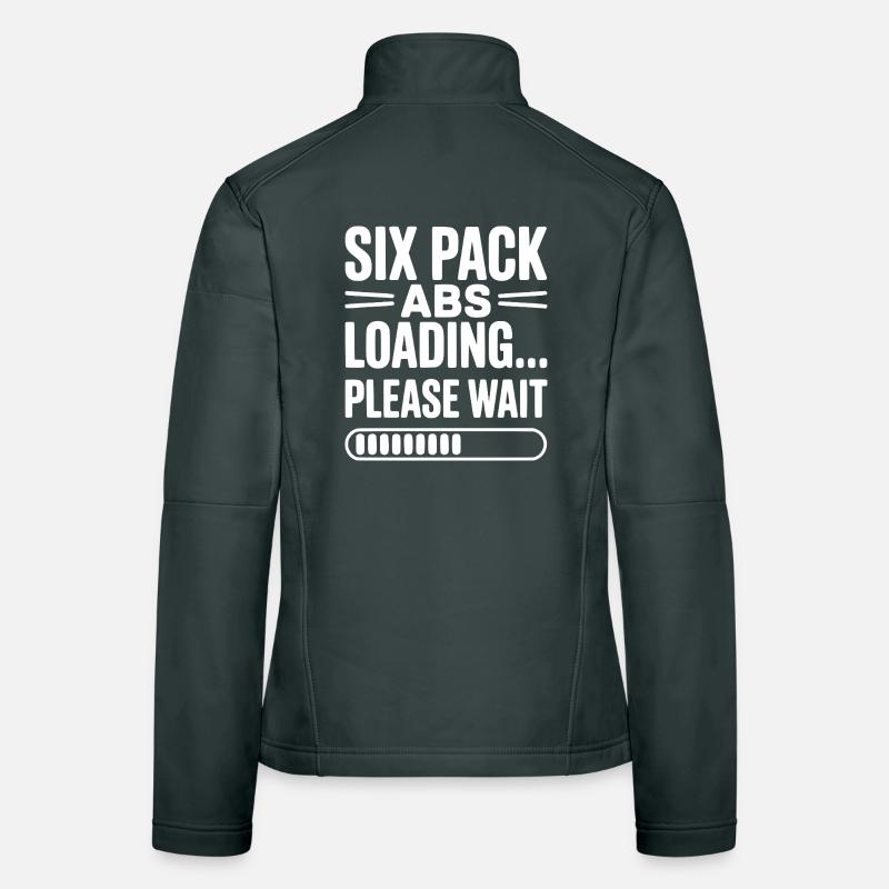 Sixpack Abs lädt... Bitte warten Sie Frauen Softshelljacke