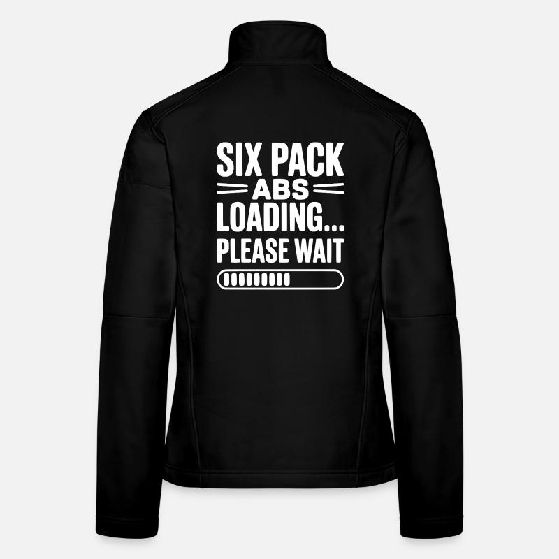 Sixpack Abs lädt... Bitte warten Sie Frauen Softshelljacke