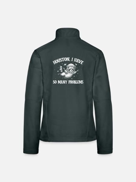Houston, j’ai tellement de problèmes - Veste en tissu softshell Femme - noir - Dos