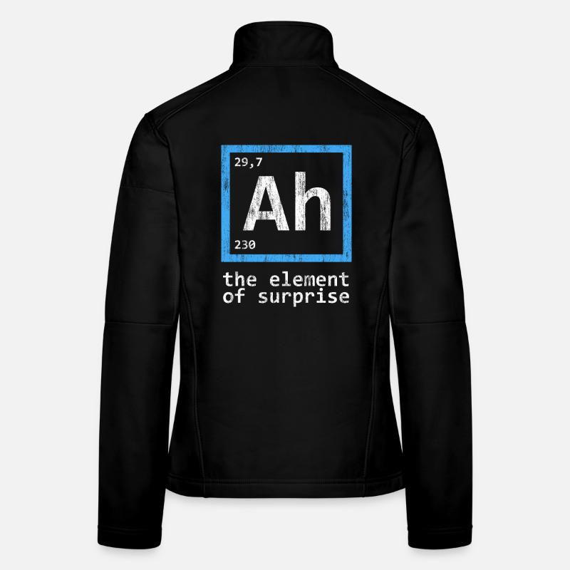 Ah: Element des Überraschungsperiodensystems Frauen Softshelljacke