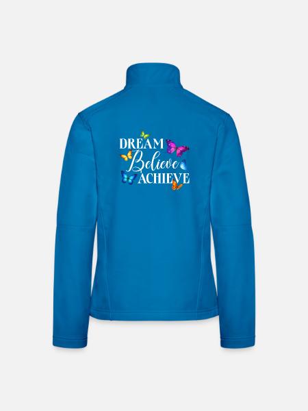 Inspiring Butterfly Monarch Butterfly Garden - Women's Softshell Jacket - black - Back