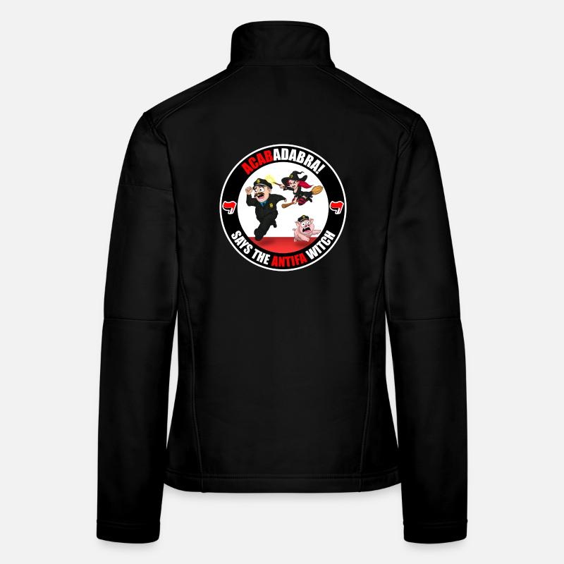 The Antifa Witch - Police Women's Softshell Jacket