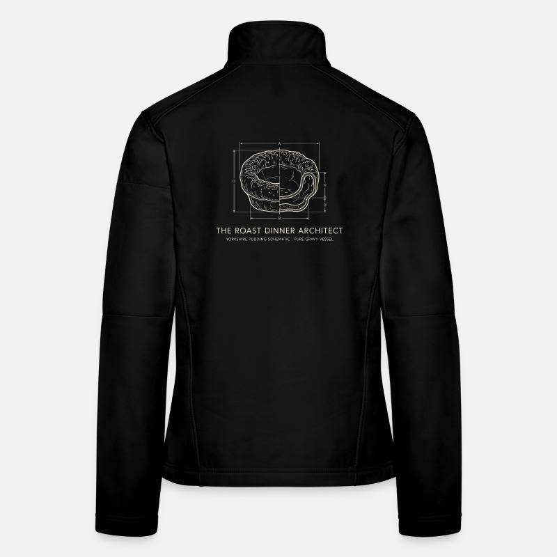 Architecte du dîner rôti - Yorkshire Pudding Veste en tissu softshell Femme