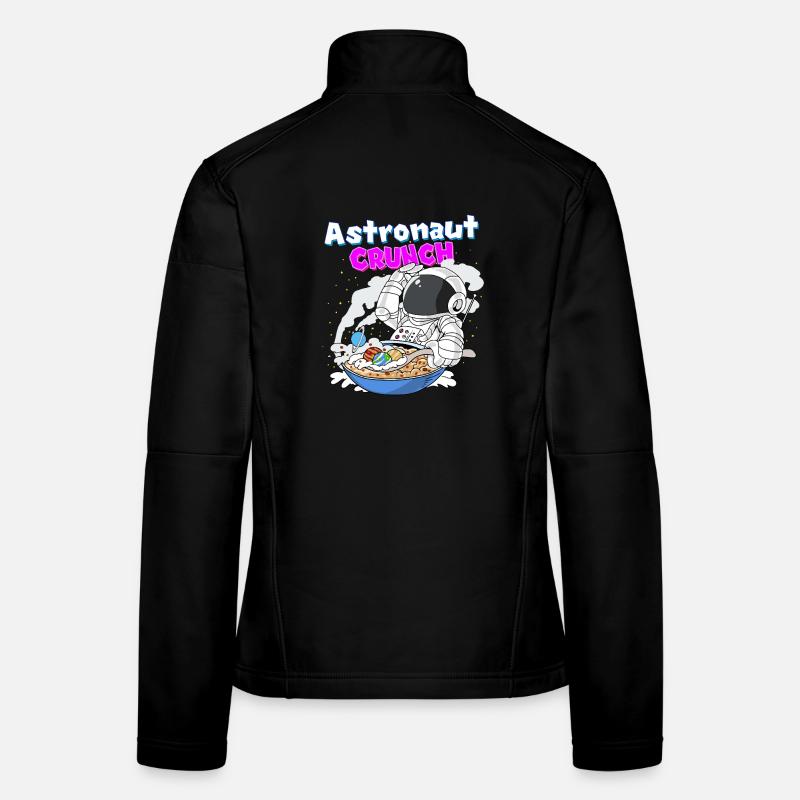 Céréales Cornflakes Petit-Déjeuner Astronaut Crunch Veste en tissu softshell Femme