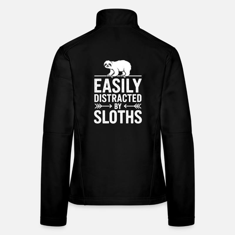 Faultier Sprüche Lustiges Faultiere Geschenk Frauen Softshelljacke