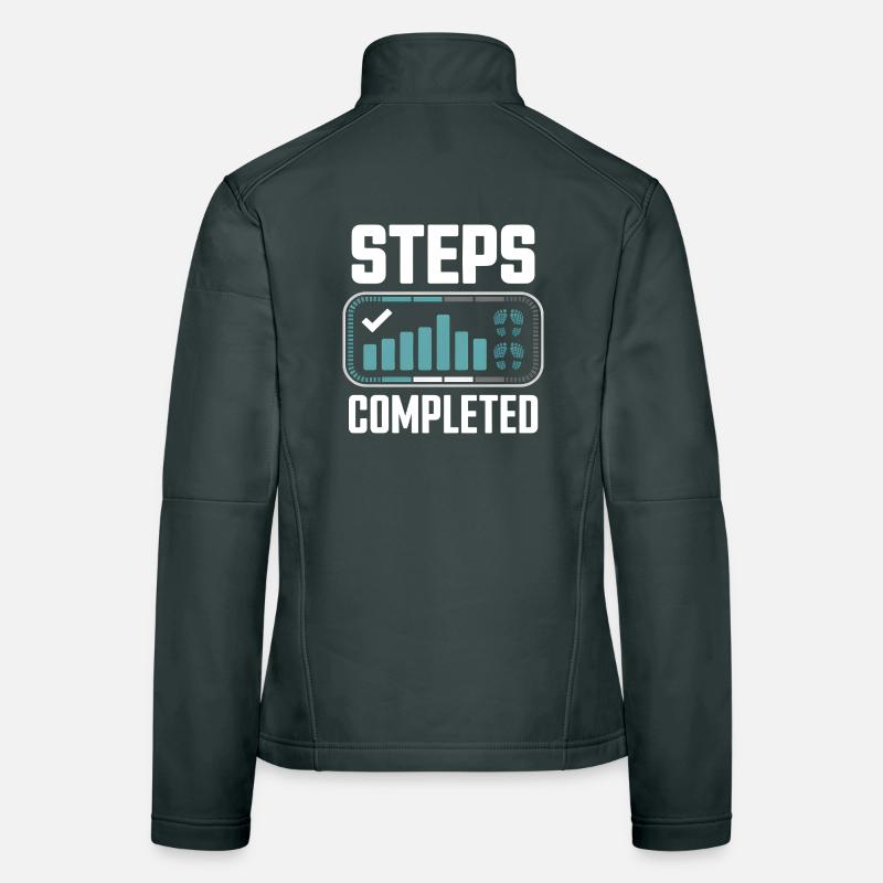 Steps Completed 10000 Schritte Women's Softshell Jacket