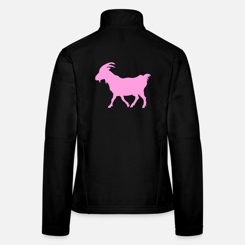 G.O.A.T. Rose de chèvre. Veste en tissu softshell Femme