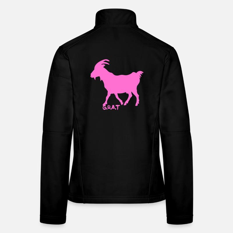 Ziege pink G.O.A.T. Frauen Softshelljacke