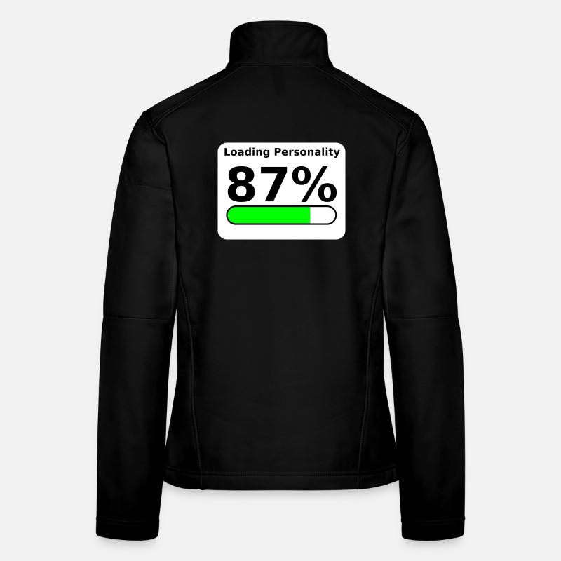 Loading Personality 87% – Nerdy Statement Tee Frauen Softshelljacke