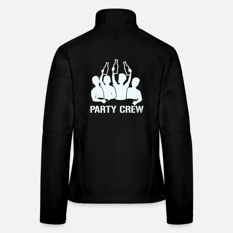 Équipe de la Bottle Raise Party Veste en tissu softshell Femme