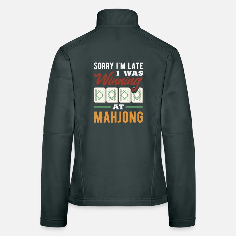 C’est l’heure du Mahjong Veste en tissu softshell Femme