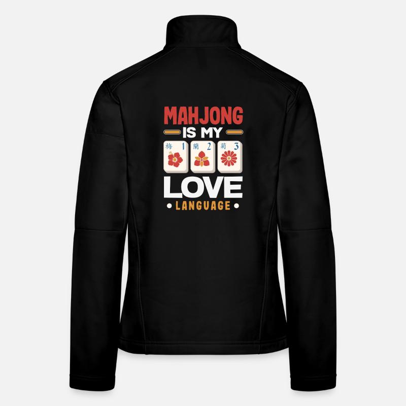 Es Ist Mahjong-zeit Frauen Softshelljacke
