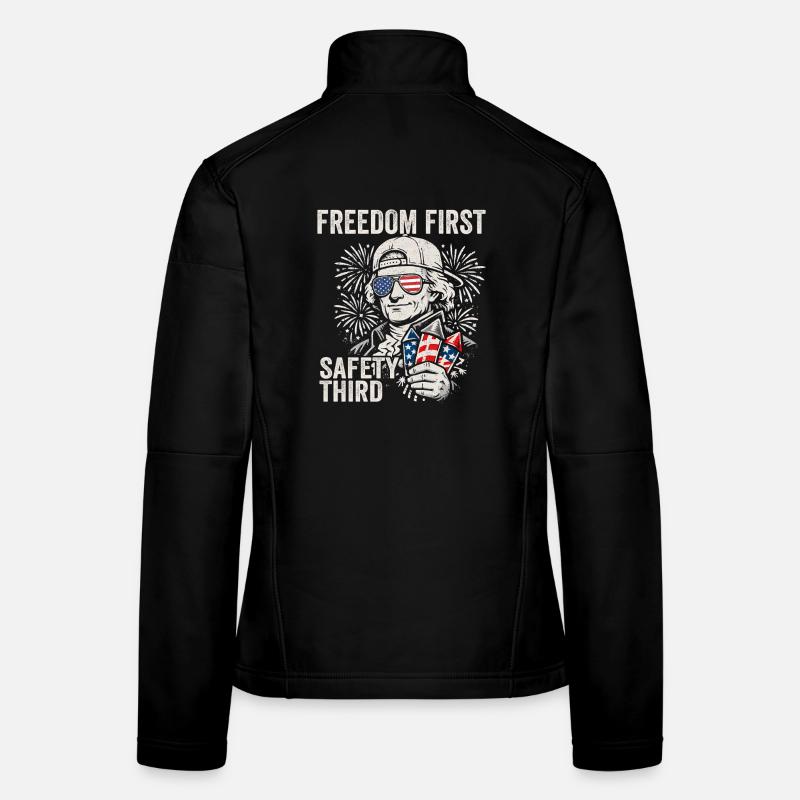 La liberté d’abord, la sécurité en troisième position. Jef Veste en tissu softshell Femme
