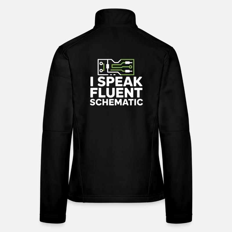 Ich Spreche Fließend Schaltplantechnik Frauen Softshelljacke