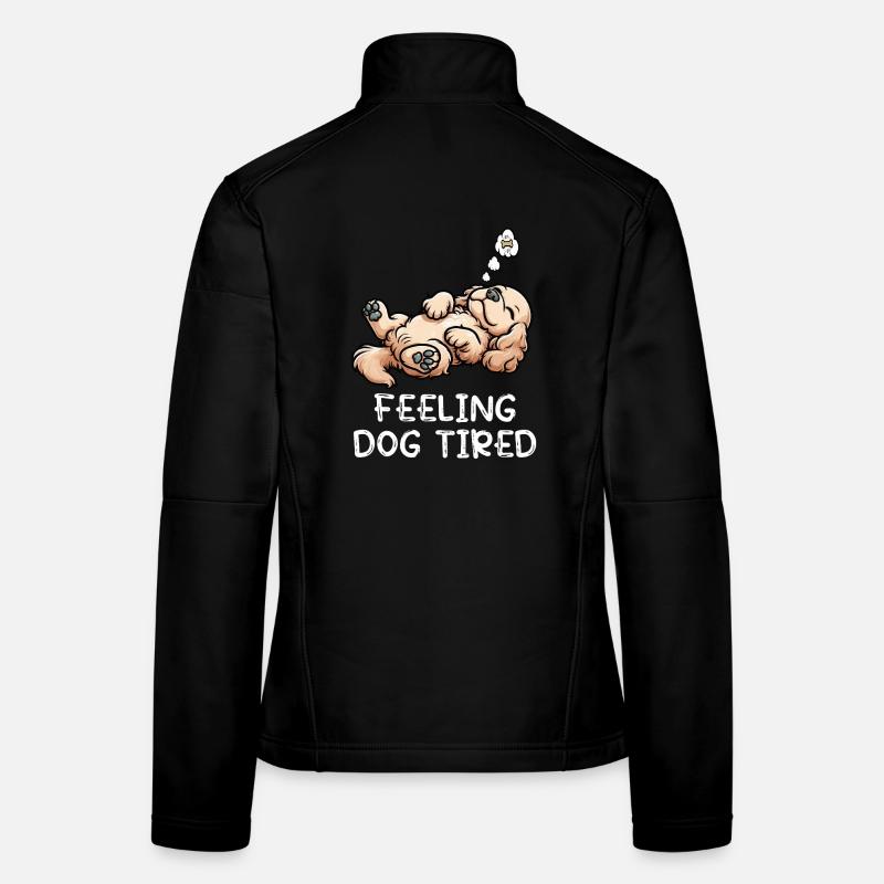 Se sentir fatigué Cocker Spaniel Cockerhund Cocker Veste en tissu softshell Femme