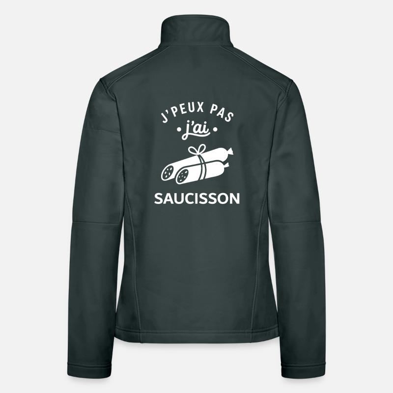 J'peux pas j'ai saucisson Veste en tissu softshell Femme