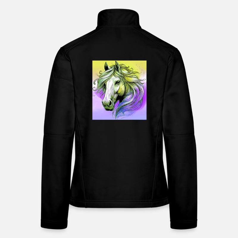 horse Women's Softshell Jacket