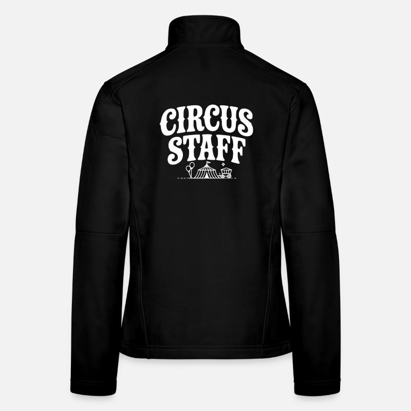 Personnel du cirque Veste en tissu softshell Femme