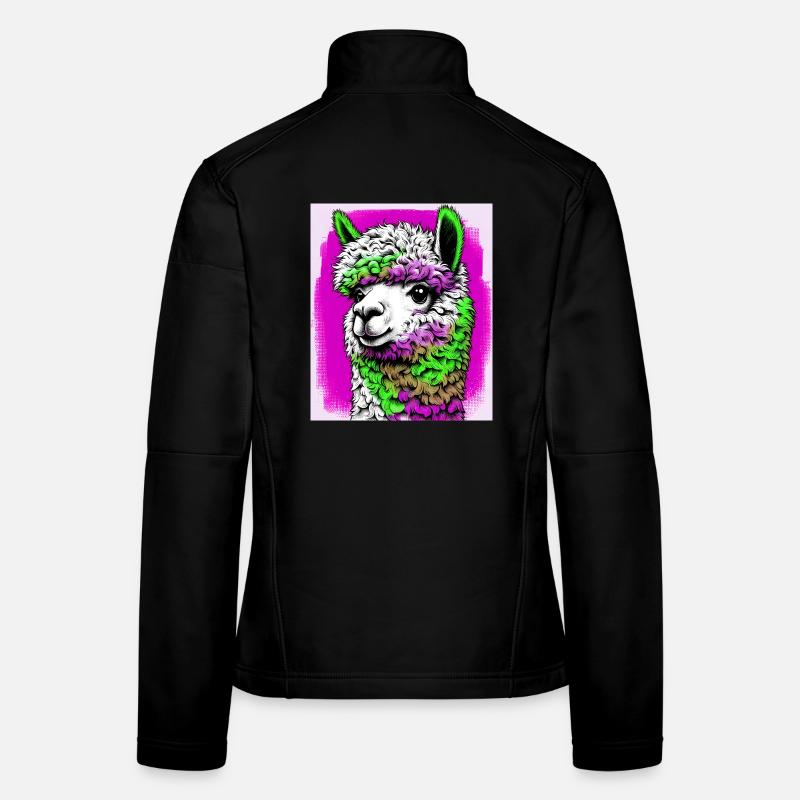 Alpaga Veste en tissu softshell Femme