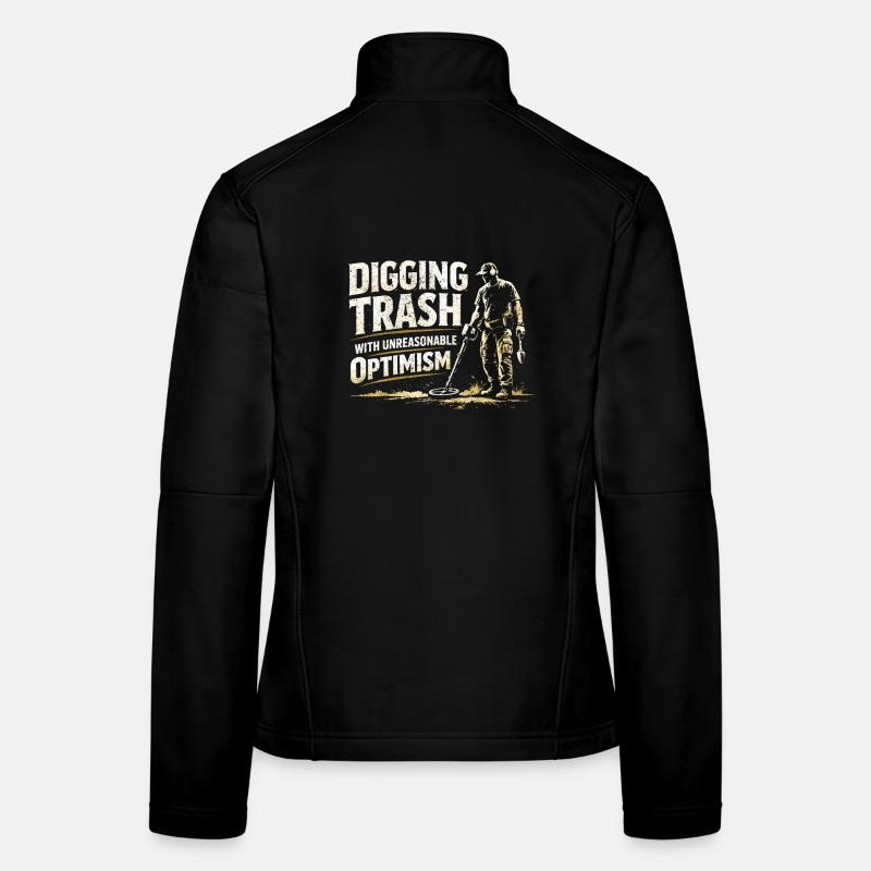 Digging with optimism | Probing Metal Detector Women's Softshell Jacket