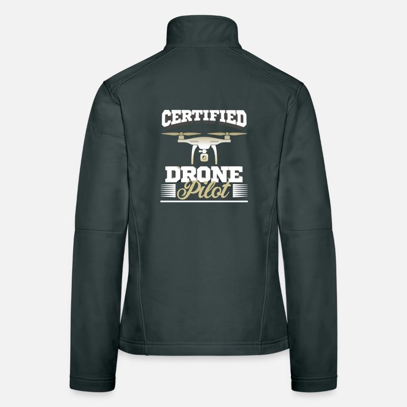 Pilote de drone certifié Conception d’opérateurs professionnels Veste en tissu softshell Femme