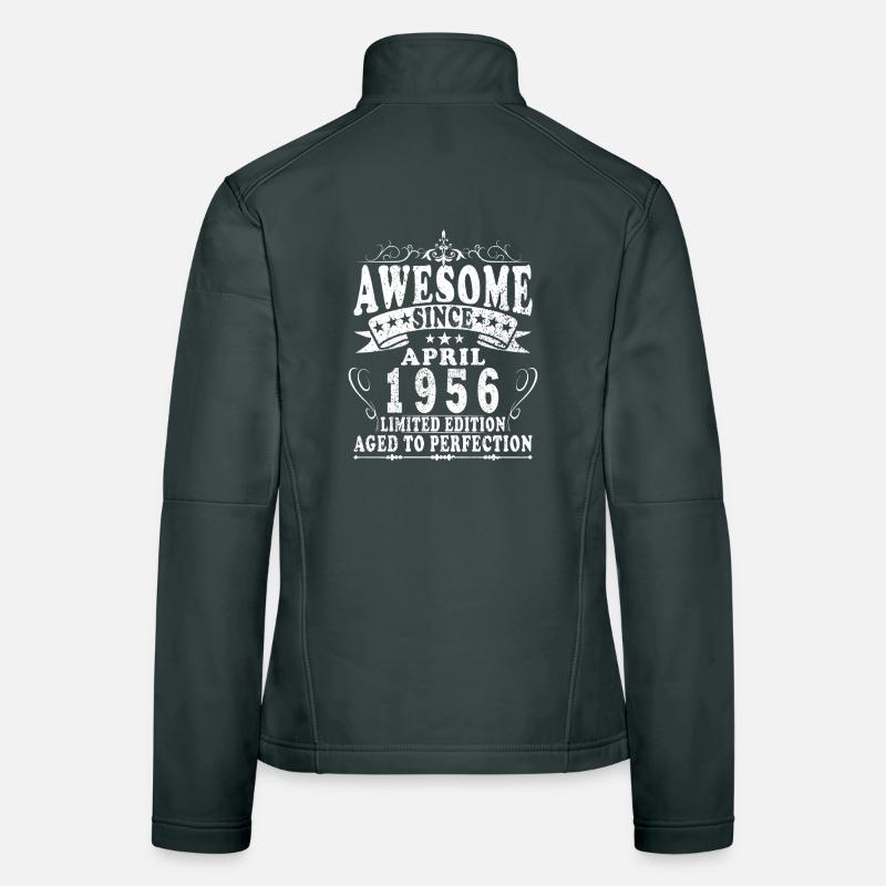 70e anniversaire avril 1956 Veste en tissu softshell Femme