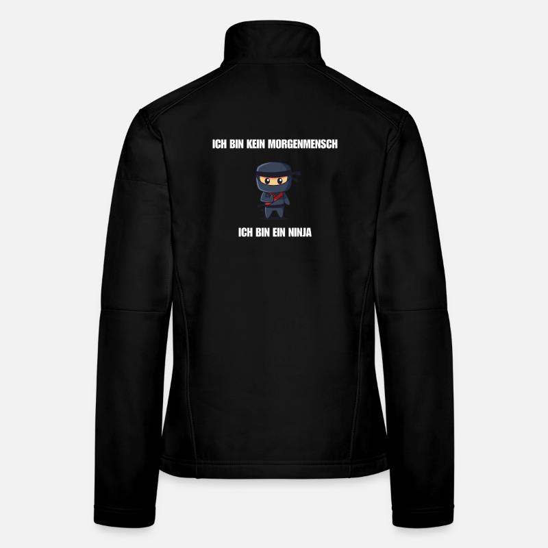 Ich bin kein Morgenmensch - Ich bin ein Ninja Frauen Softshelljacke