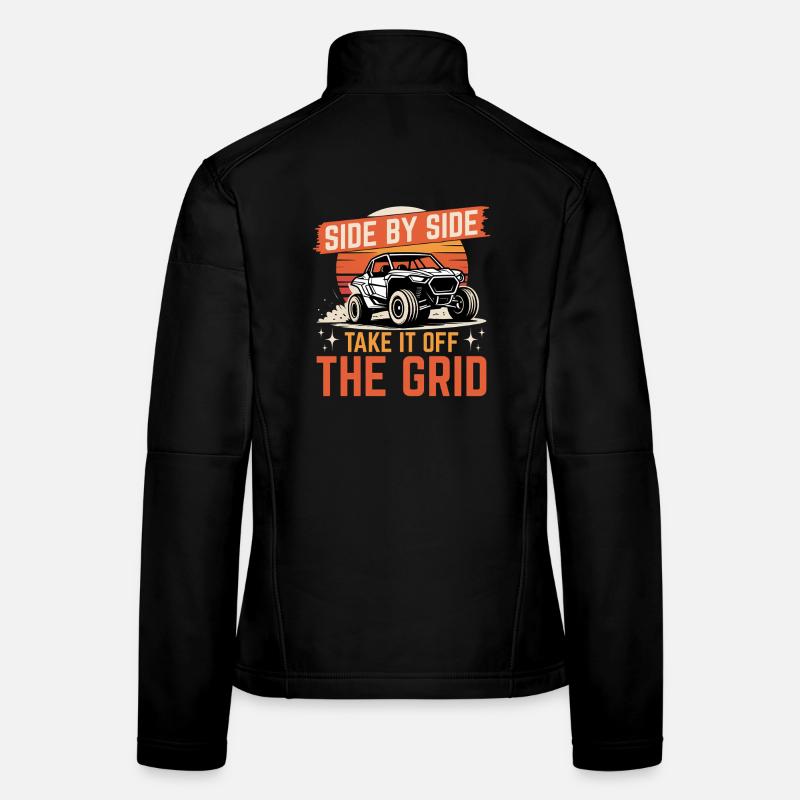 UTV Off Road 4 Wheeler Side by side Frauen Softshelljacke