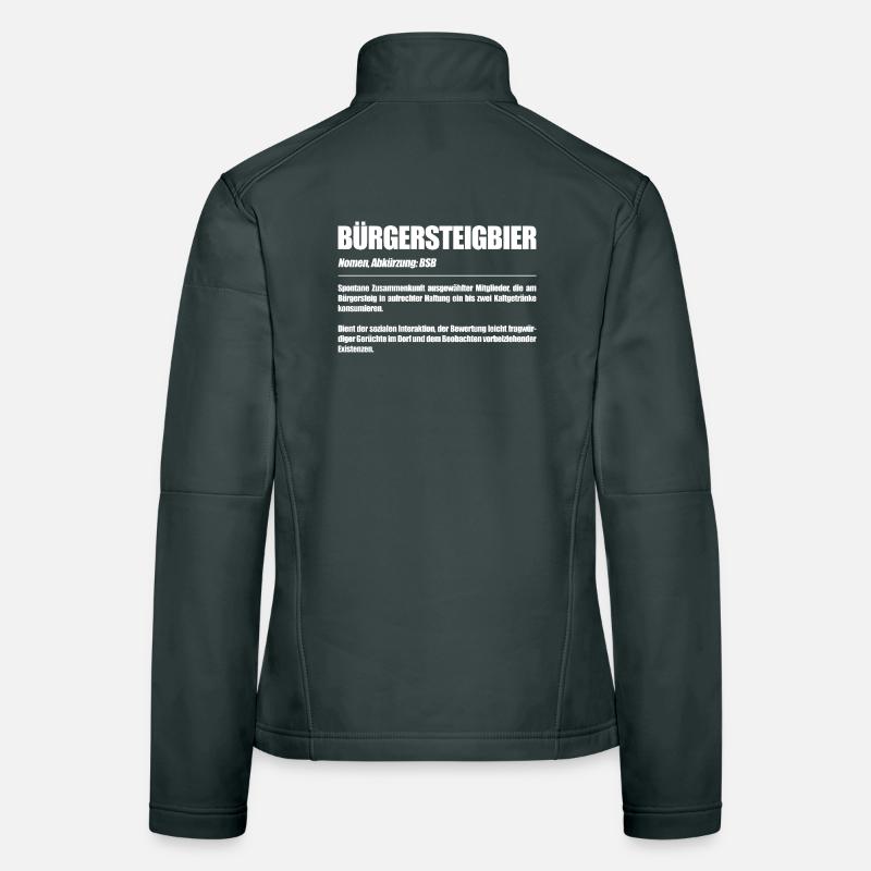 Bürgersteigbier Ortskontrollfahrt OKF Frauen Softshelljacke