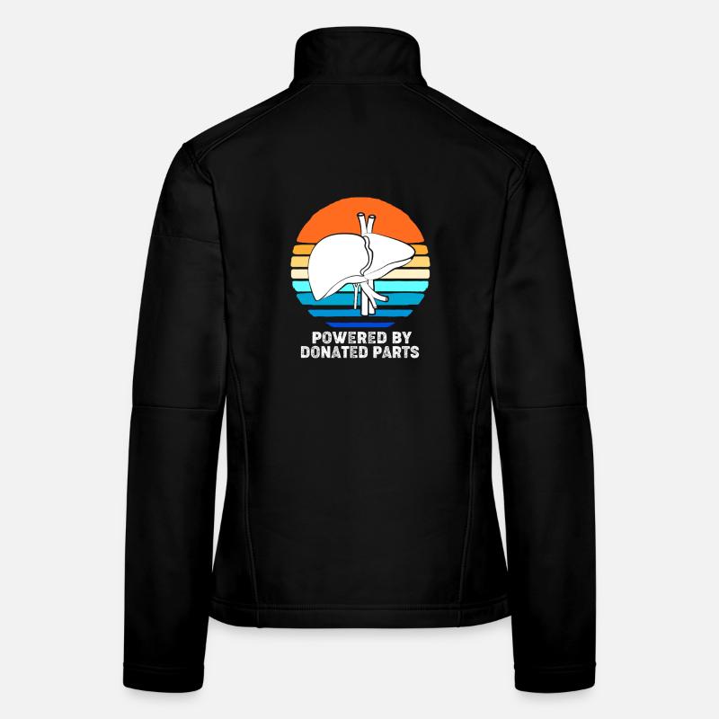 Organ Spender Leber Organspender Leberspende Frauen Softshelljacke