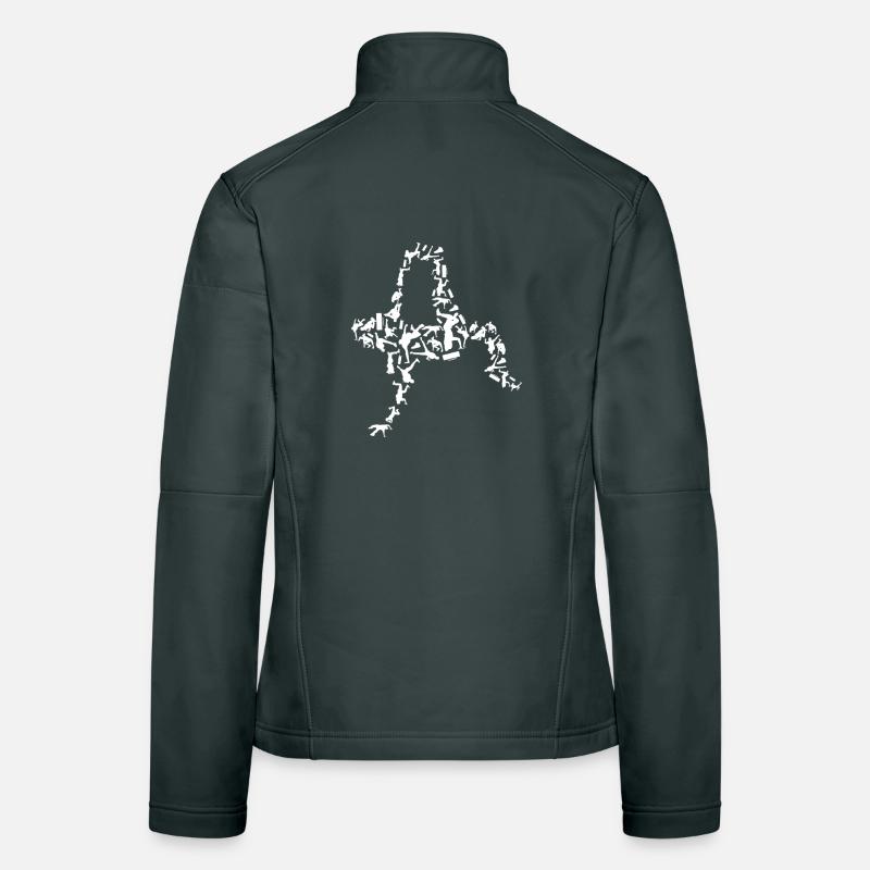 Breakdancer Frauen Softshelljacke