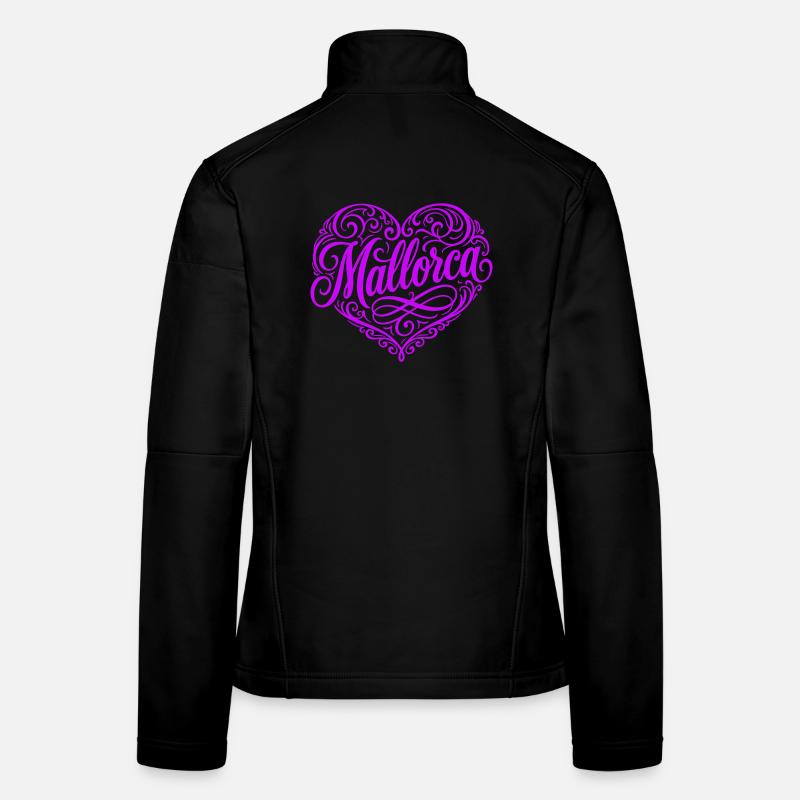 Mallorca Herz Frauen Softshelljacke