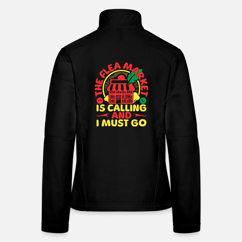 Thrift Shopper Flea Market Is Clling Must Go Women's Softshell Jacket