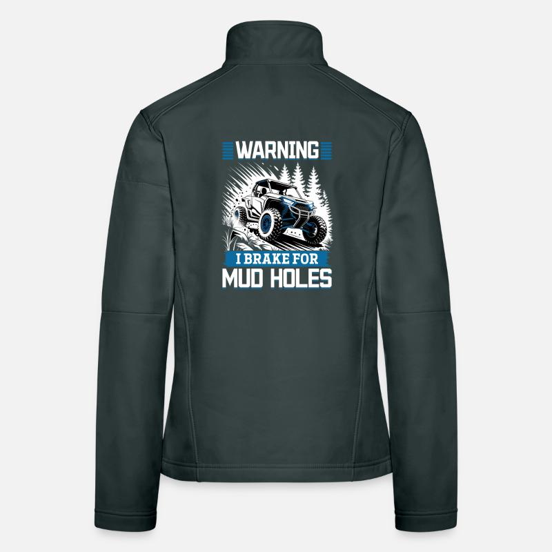 UTV Tout-Terrain 4 Roues Côte à côte Veste en tissu softshell Femme