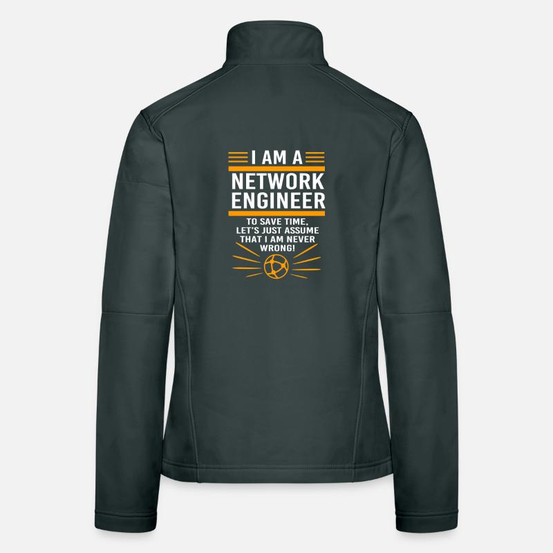 Netzwerk Informatiker Programmierer Admin Frauen Softshelljacke