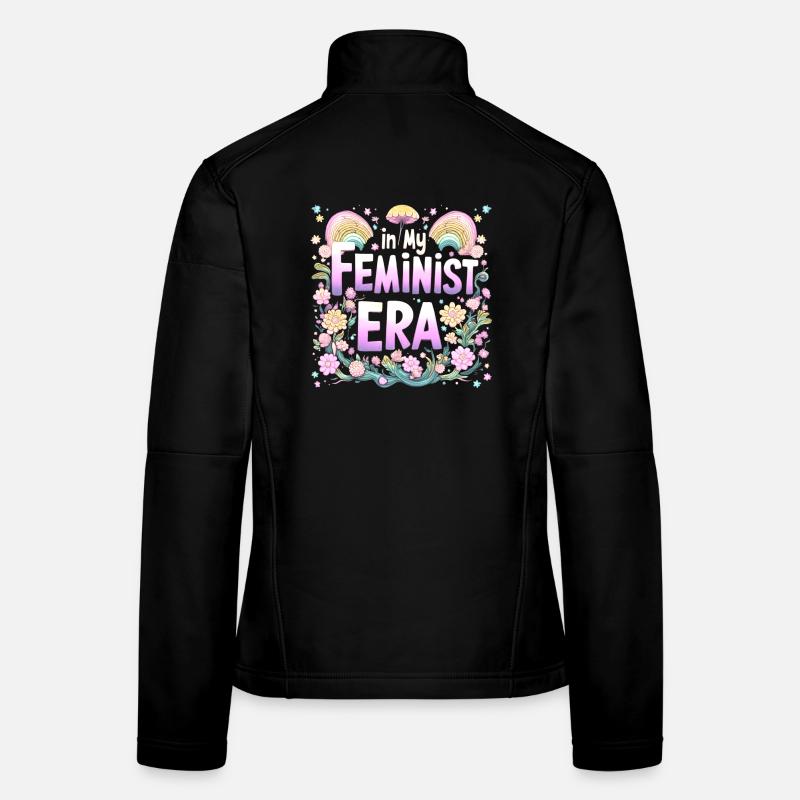 À mon époque féministe - psychédélique Veste en tissu softshell Femme