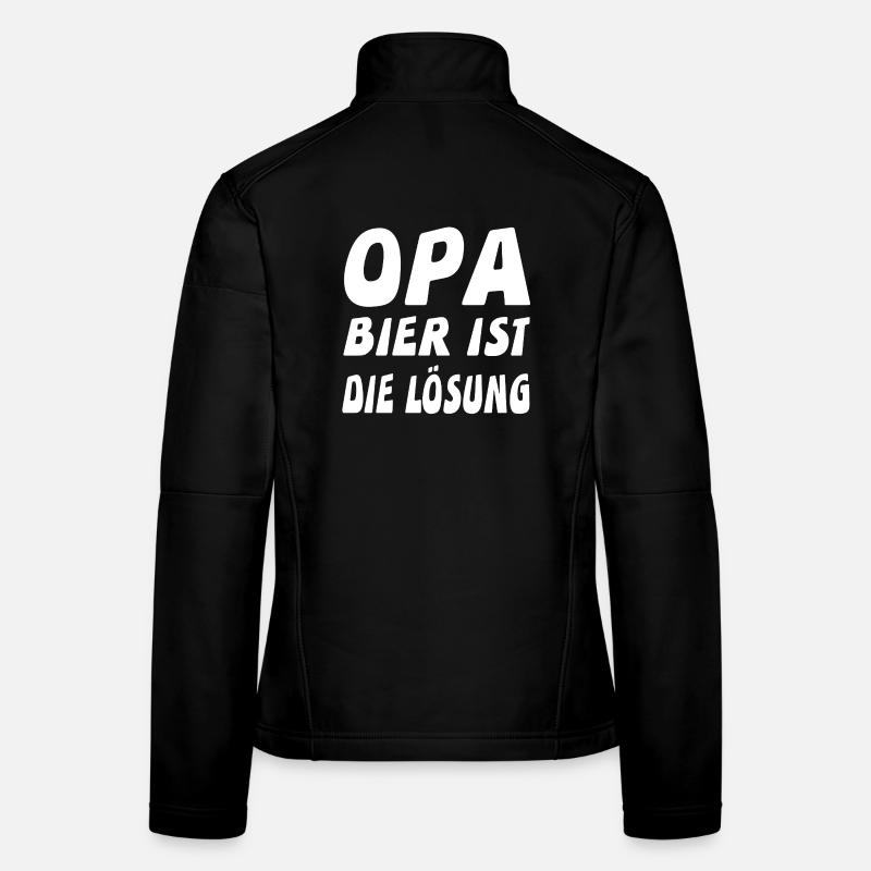 Bier Frauen Softshelljacke