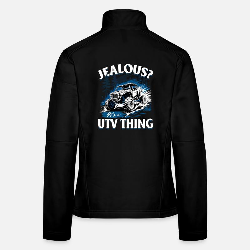 UTV Off Road 4 Wheeler Side by side Frauen Softshelljacke