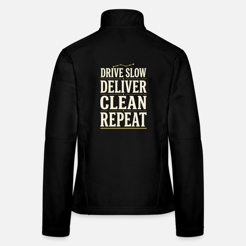 Simulateur de camion Simulateur de camion Simulation de camionneur Long Haul Veste en tissu softshell Femme