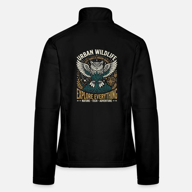 Urban Wildlife Owl Women's Softshell Jacket